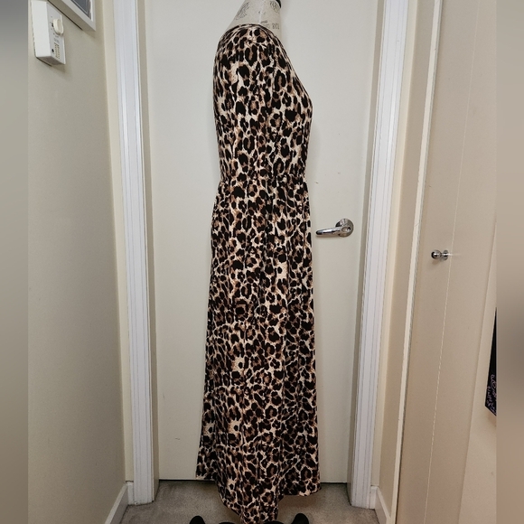 Leopard long sleeve Maxi Dress - Picture 5 of 11
